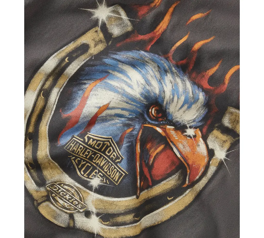 Men's Dickies x HD Heavyweight Flaming Eagle Tee | Richco Harley